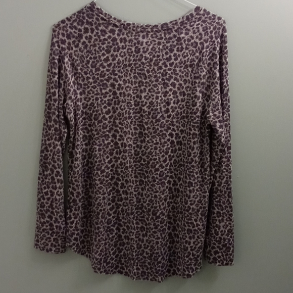Grayson Threads Gray Leopard Print Top grey - Picture 4 of 4
